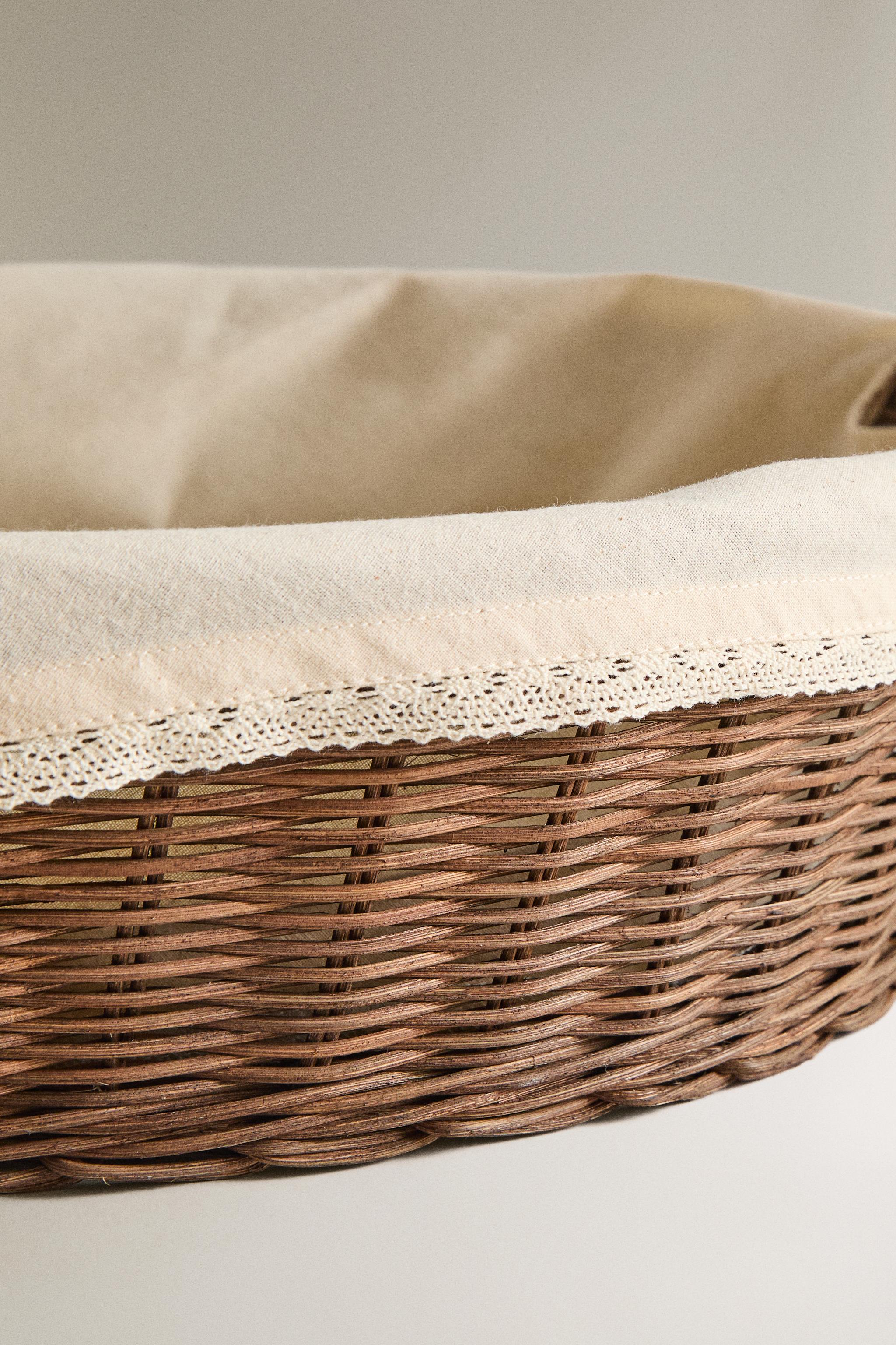 RATTAN CHANGING BASKET